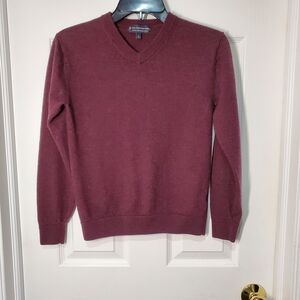 Hart Schaffner Marx Men's Merino Wool V-Neck Sweater - Used Excellent Condition